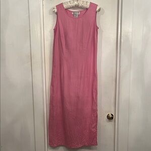 Elegant Pink Maxi Dress